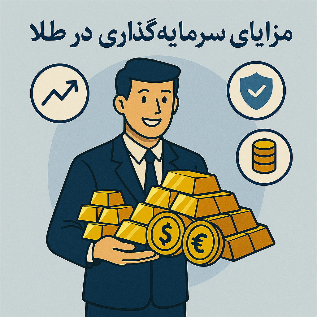 مزایای سرمایه گذاری در طلا